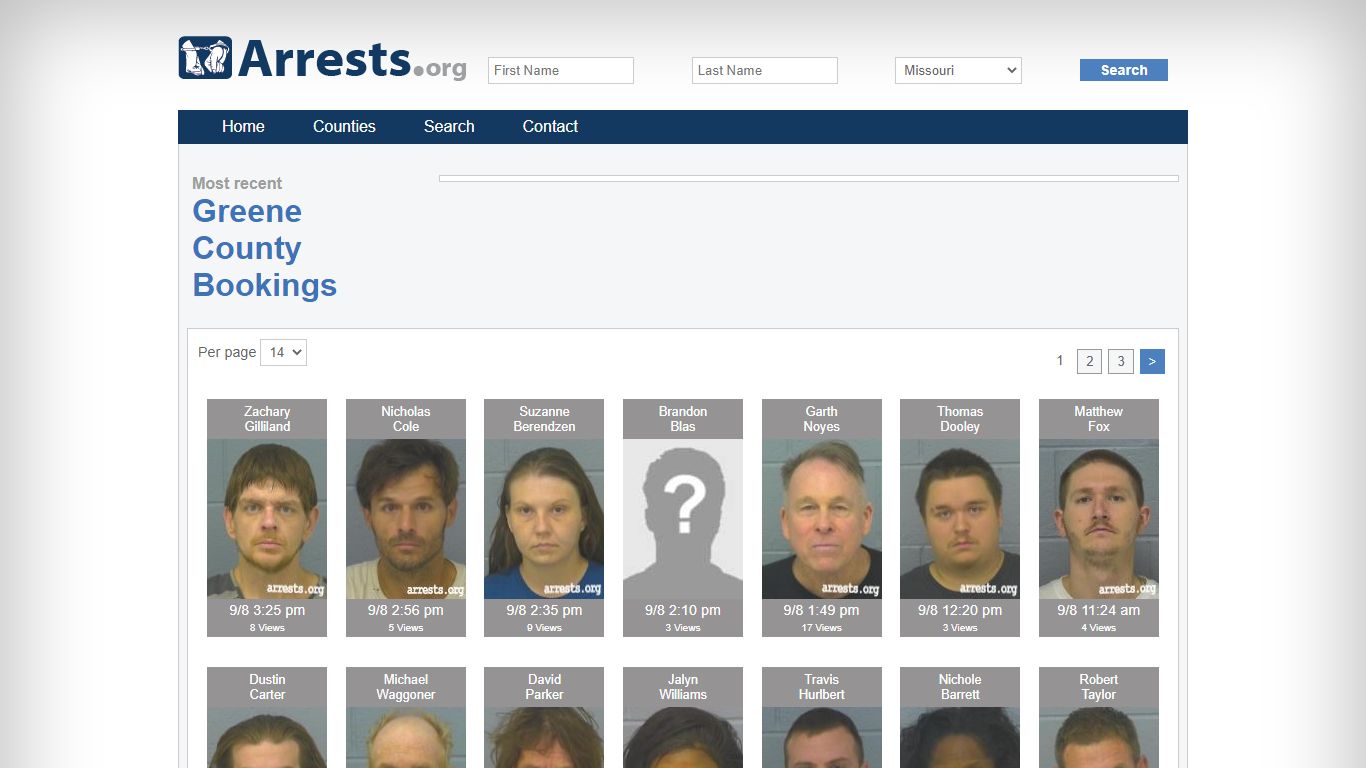 Greene County Arrests and Inmate Search