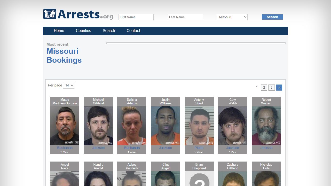 Missouri Arrests and Inmate Search